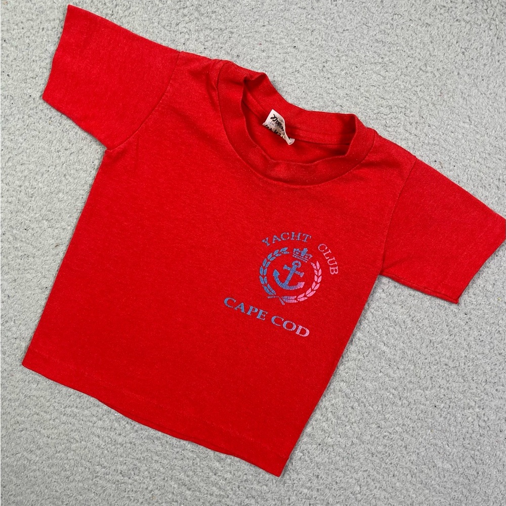 Kids Vintage 80s yacht club cape‎ cop T-shirt